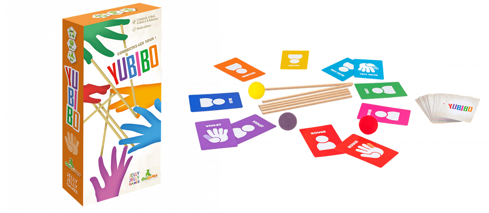 Le jeu Yubibo, une sorte de Twister des doigts