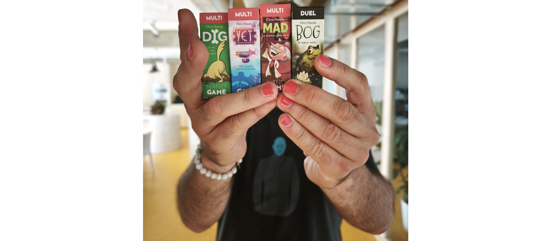 Des vrais bons jeux en format paquet de chewing-gum