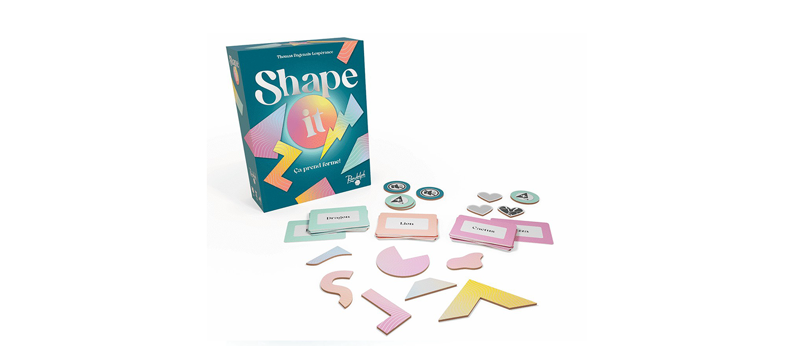 Shape it, un jeu coopératif qui fait découvrir des mots avec des formes
