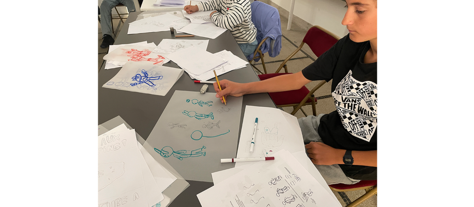 Les ateliers d’initiation à la bande dessinée se multiplient un peu partout en Belgique