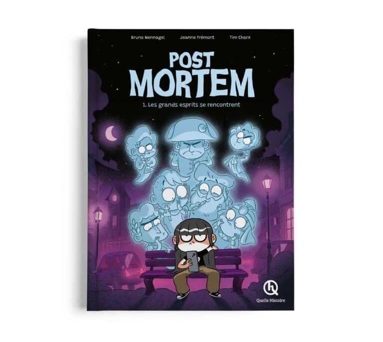 Couverture du Livre "Post Mortem" (édition Quelle Histoire, 2026)