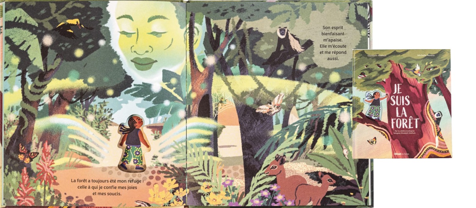 Extrait de la couverture de l'album "Je suis la forêt" (Glénat, 2026)
